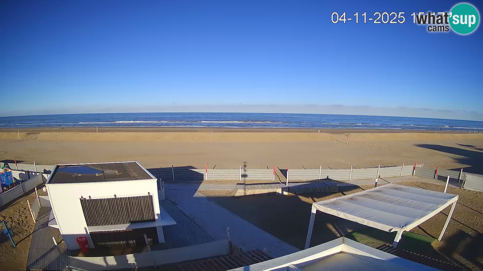 Live webcam Riccione – Bagni Oreste spiaggia 115