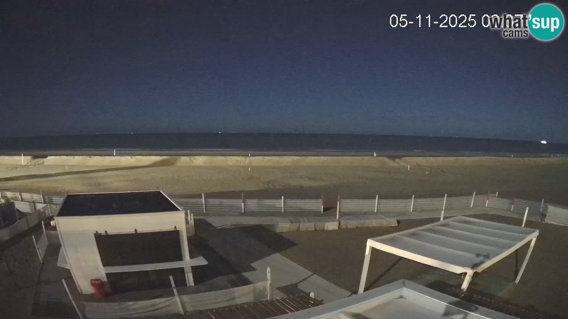 Live webcam Riccione Strand – Bagni Oreste spiaggia 115 – Italien