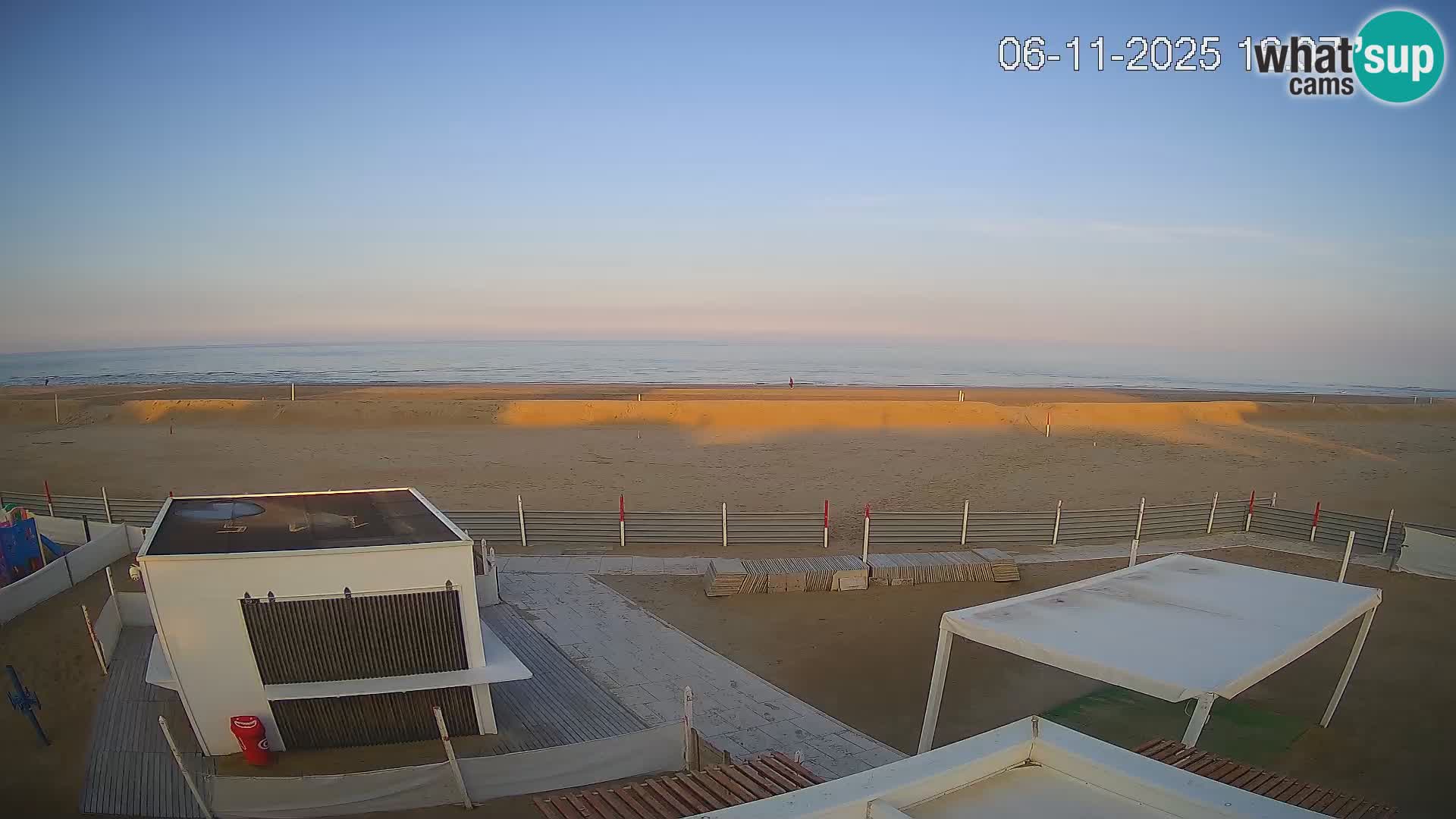 Live webcam Riccione – Bagni Oreste spiaggia 115