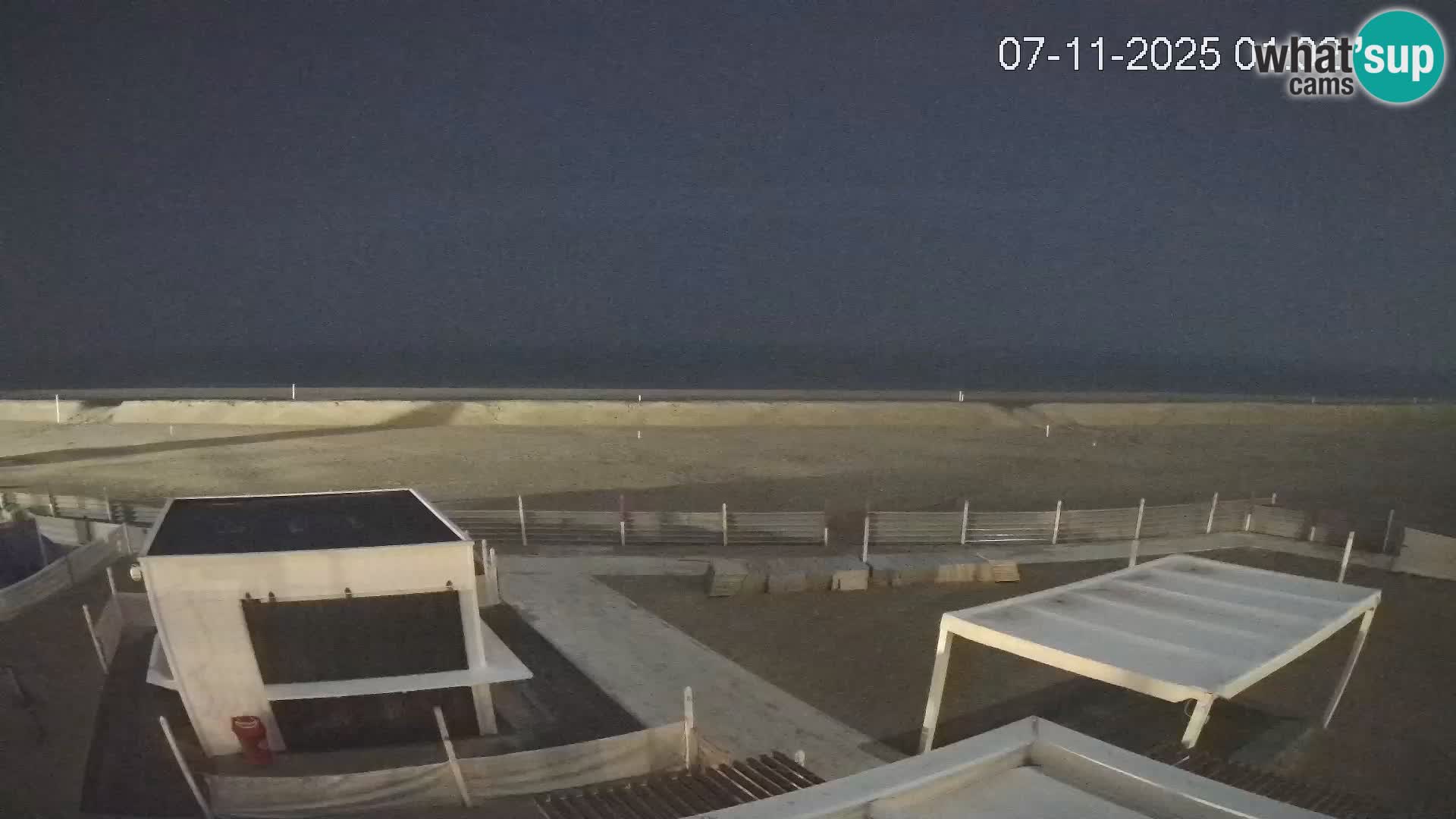 Live webcam Riccione – Bagni Oreste spiaggia 115