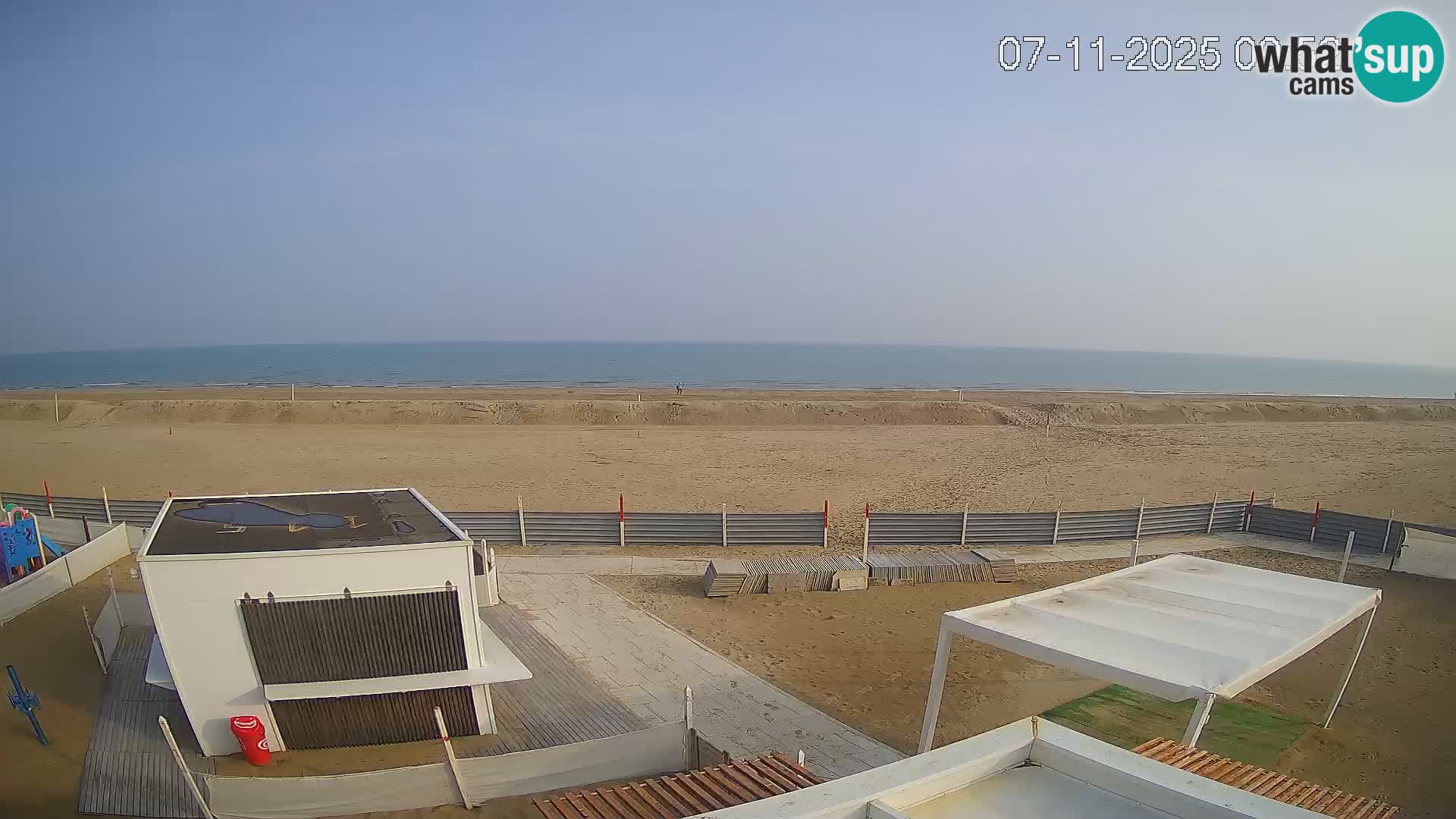 Web kamera plaža Riccione – Bagni Oreste spiaggia 115 – Italija