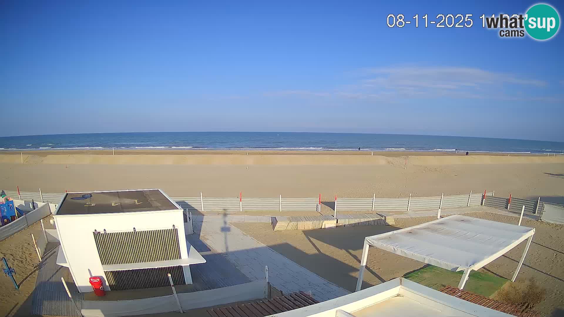 Live webcam Riccione beach – Bagni Oreste spiaggia 115