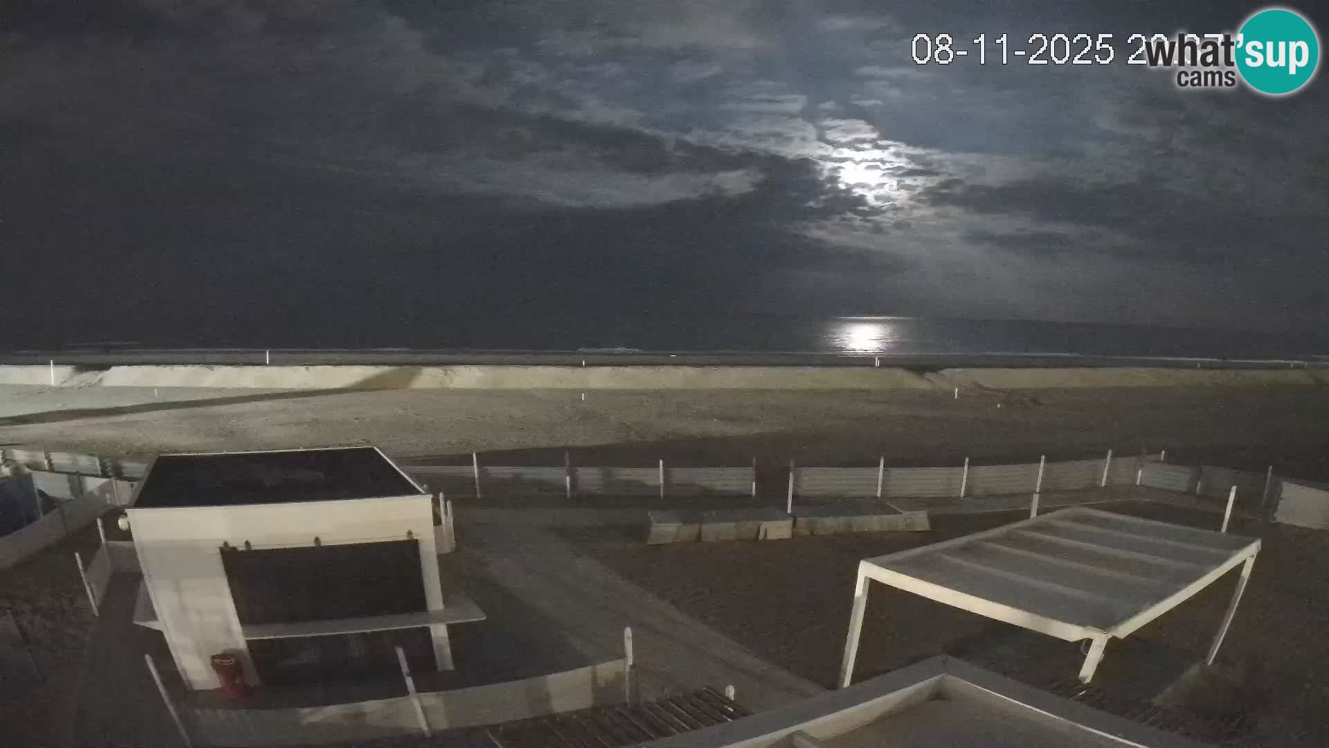 Live webcam Riccione Strand – Bagni Oreste spiaggia 115 – Italien