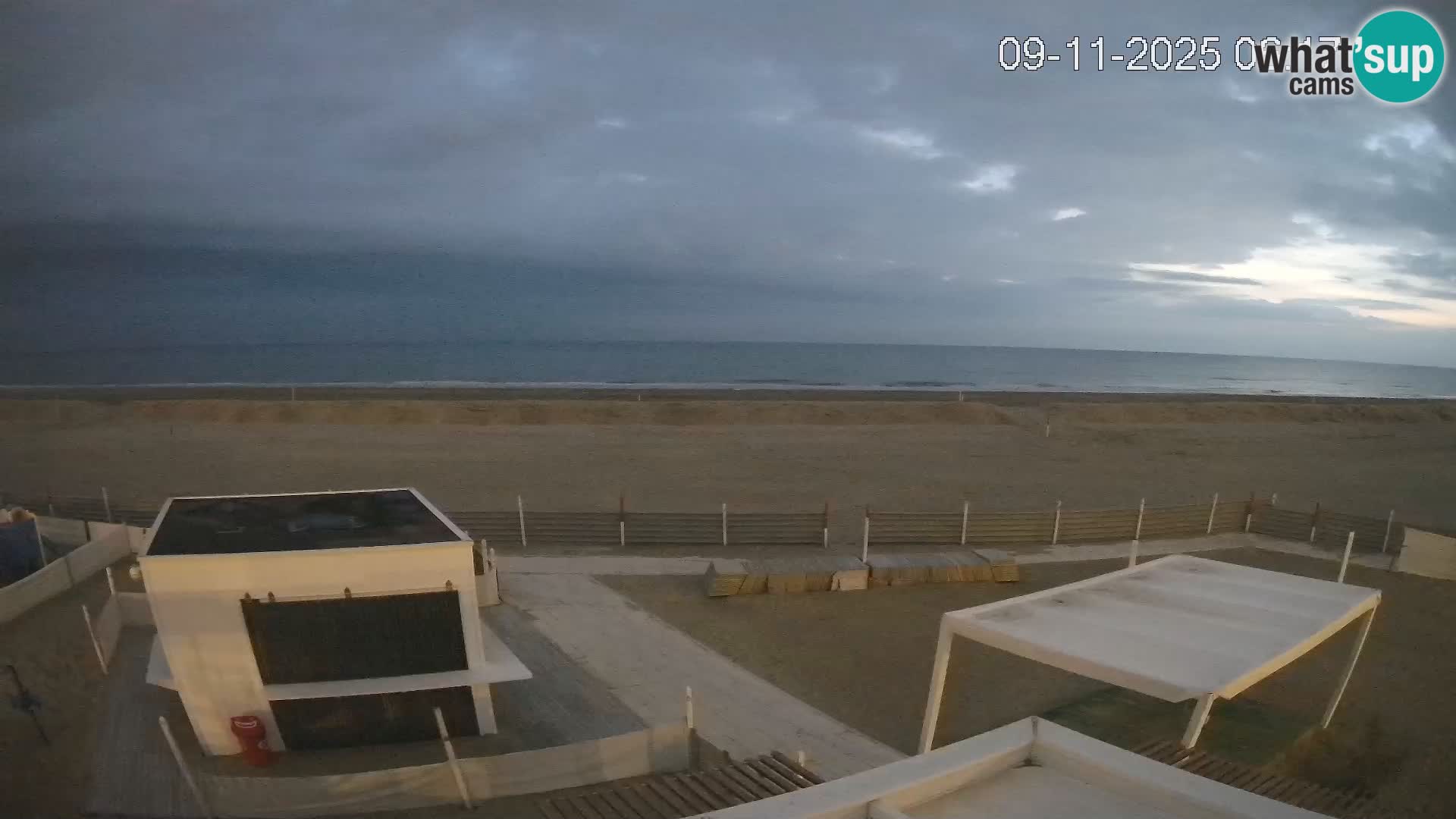 Spletna kamera plaža Riccione – Bagni Oreste spiaggia 115 – Italija