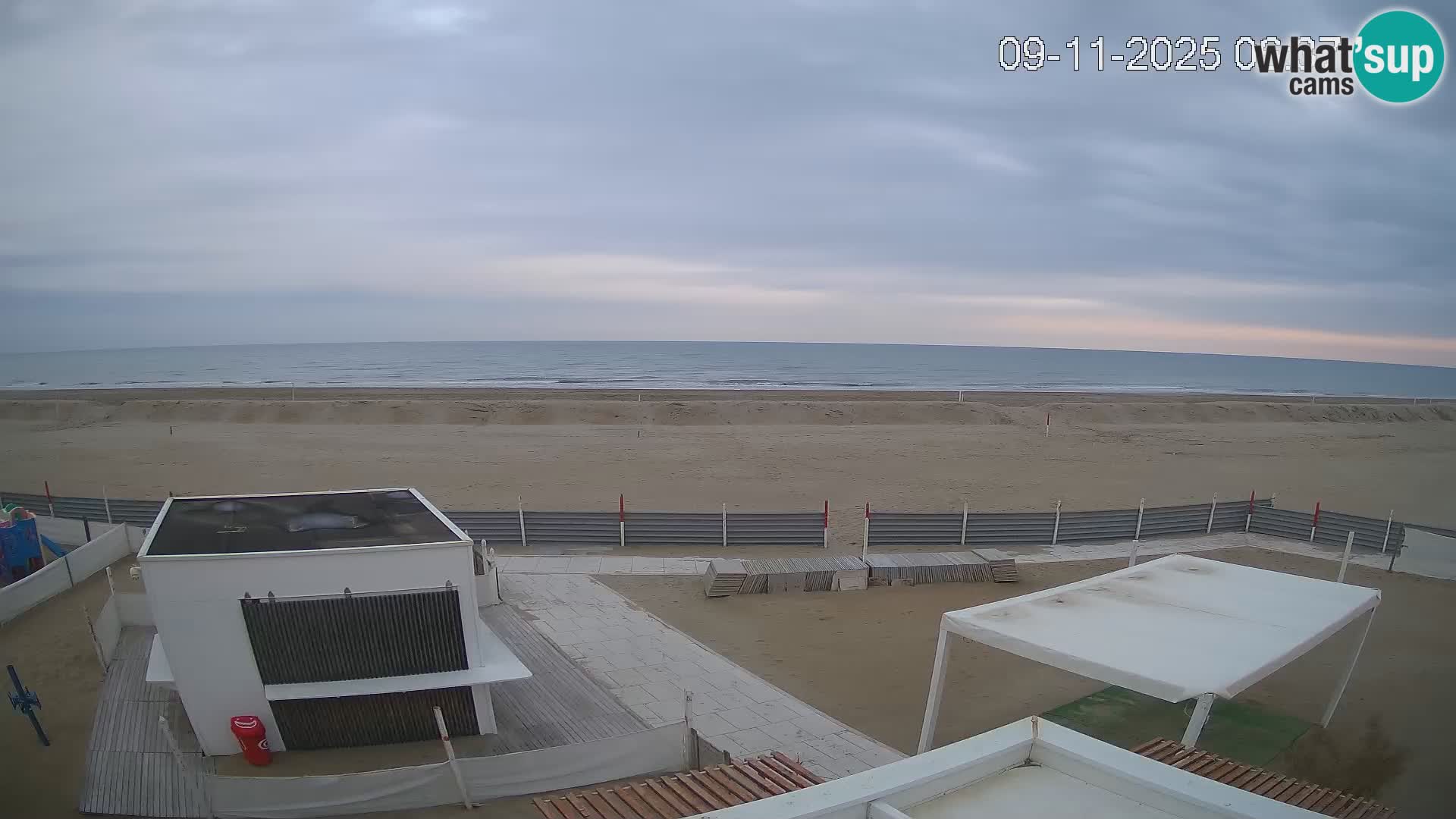Webcam Riccione plage – Bagni Oreste spiaggia 115 – Italie
