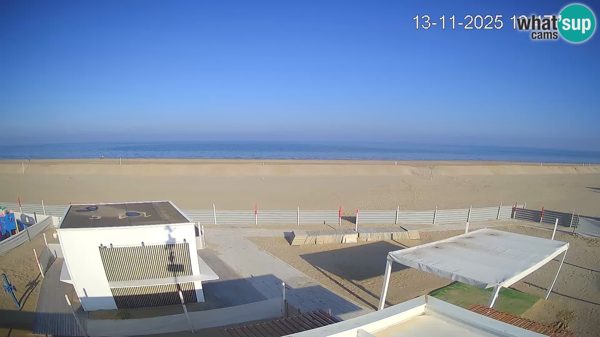 Camera en vivo playa Riccione – Bagni Oreste spiaggia 115 – Italia