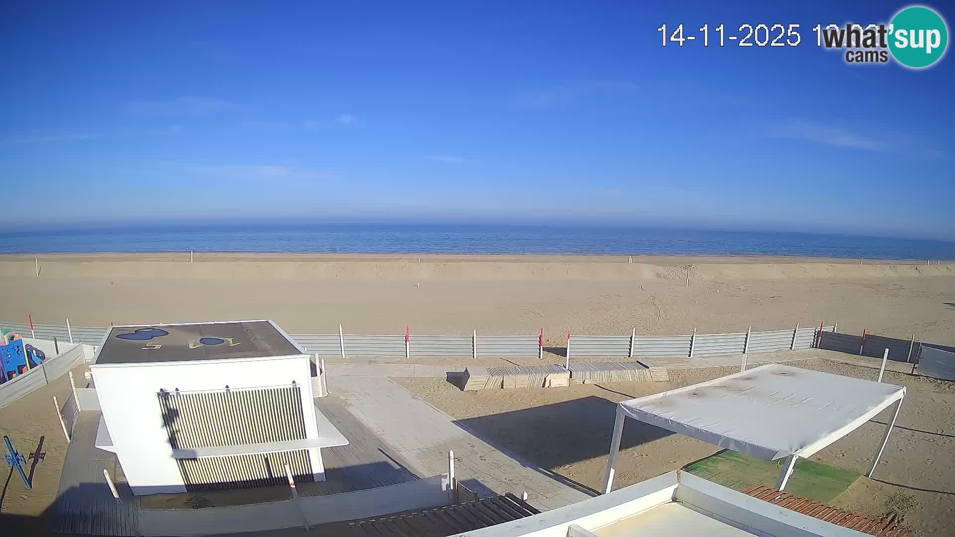 Live webcam Riccione beach – Bagni Oreste spiaggia 115