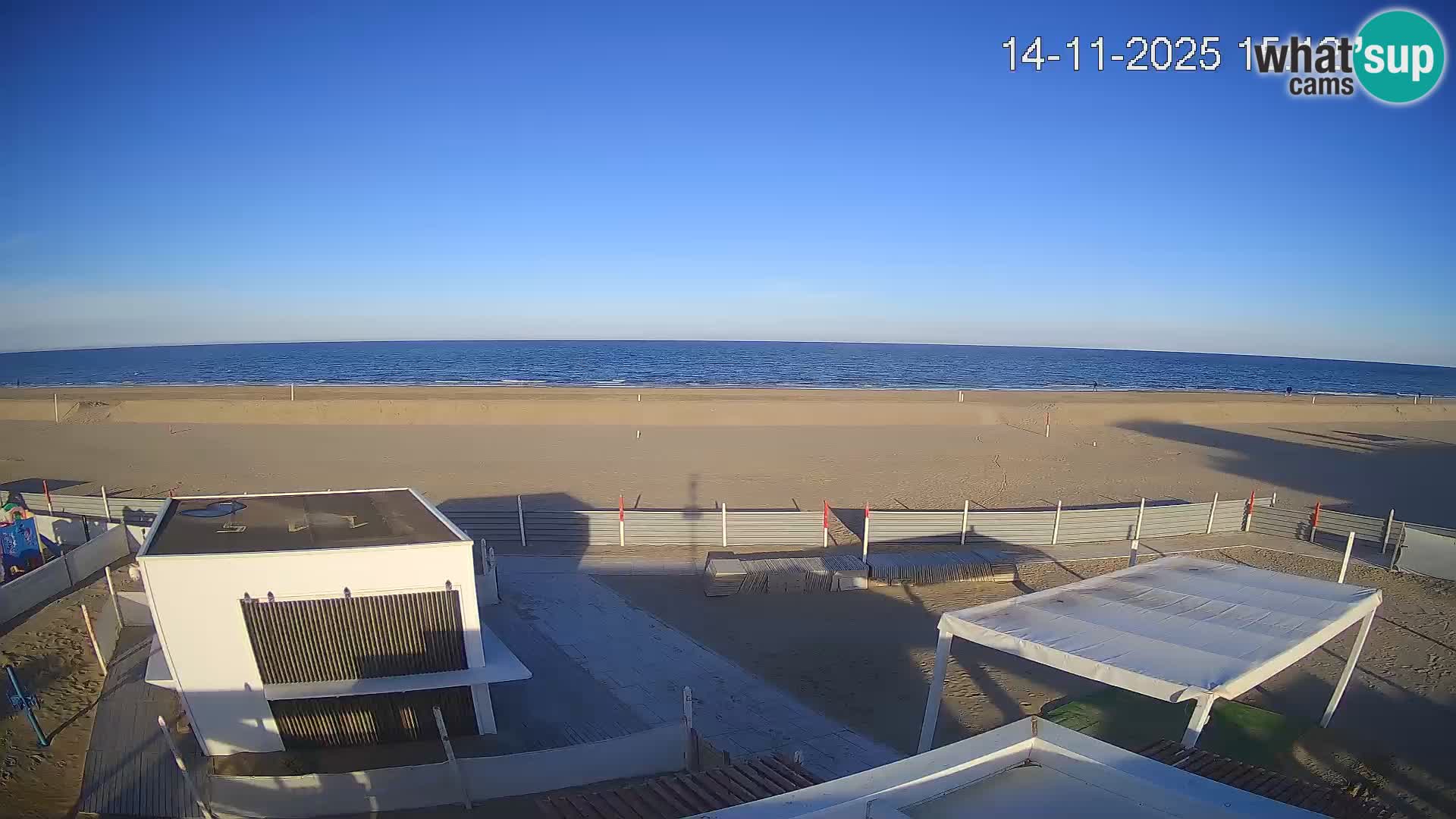 Live webcam Riccione beach – Bagni Oreste spiaggia 115