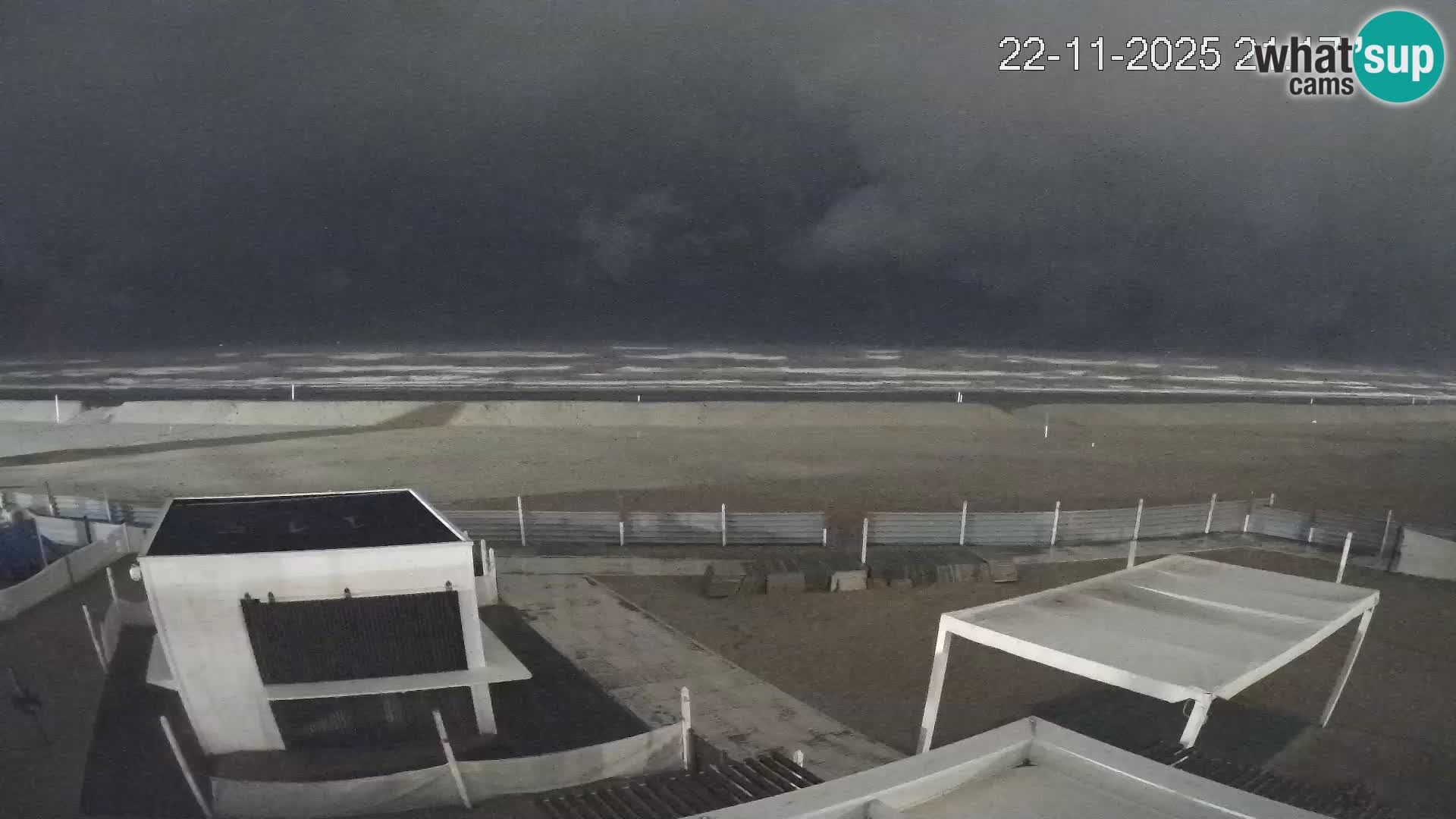 Live webcam Riccione Strand – Bagni Oreste spiaggia 115 – Italien