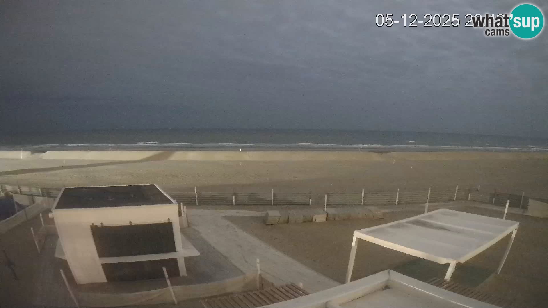 Live webcam Riccione Strand – Bagni Oreste spiaggia 115 – Italien