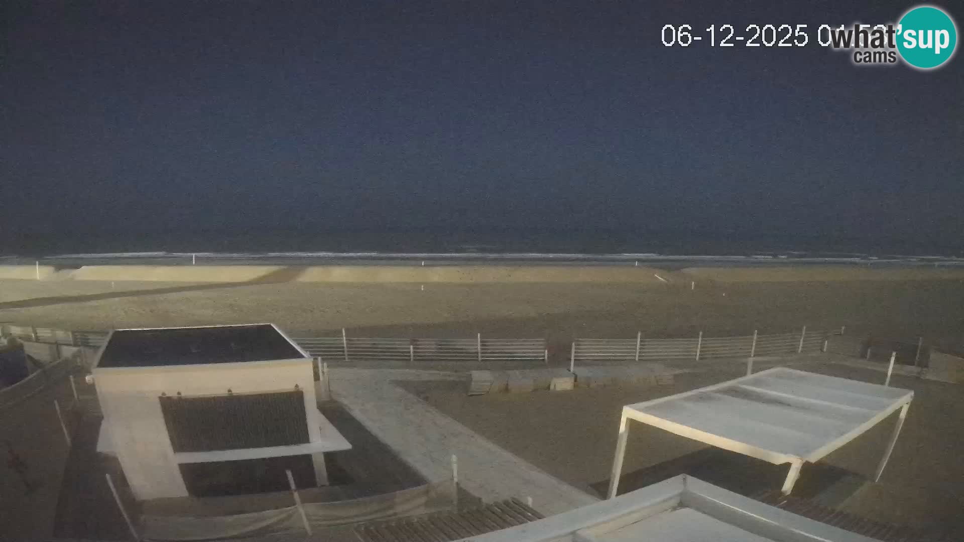 Live webcam Riccione Strand – Bagni Oreste spiaggia 115 – Italien