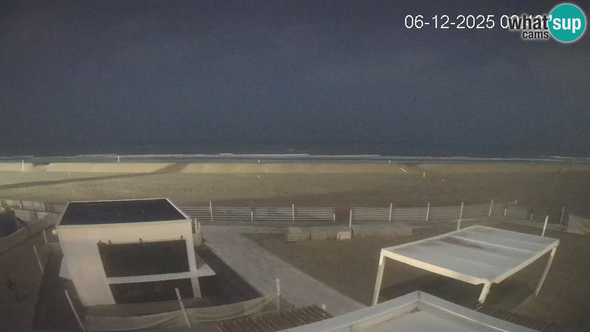 Live webcam Riccione Strand – Bagni Oreste spiaggia 115 – Italien