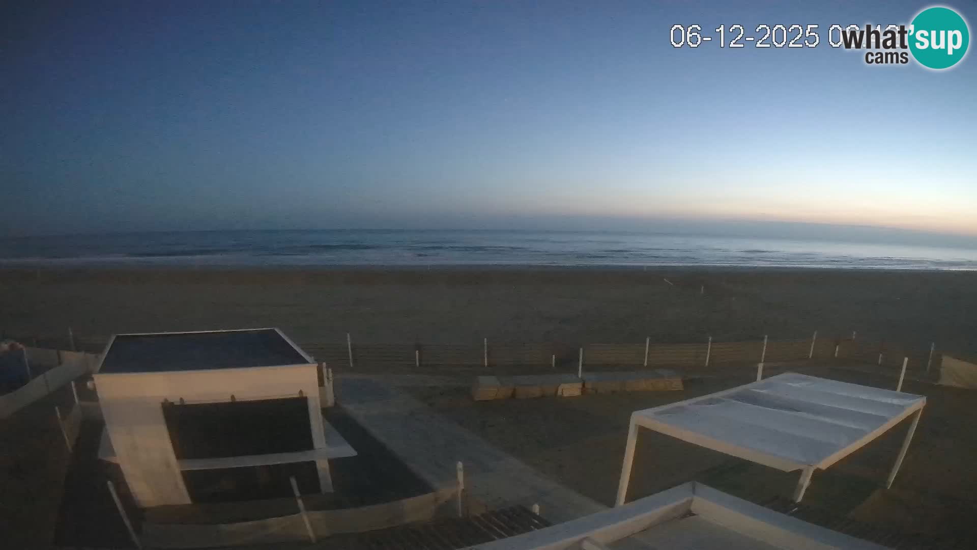 Webcam Riccione plage – Bagni Oreste spiaggia 115 – Italie