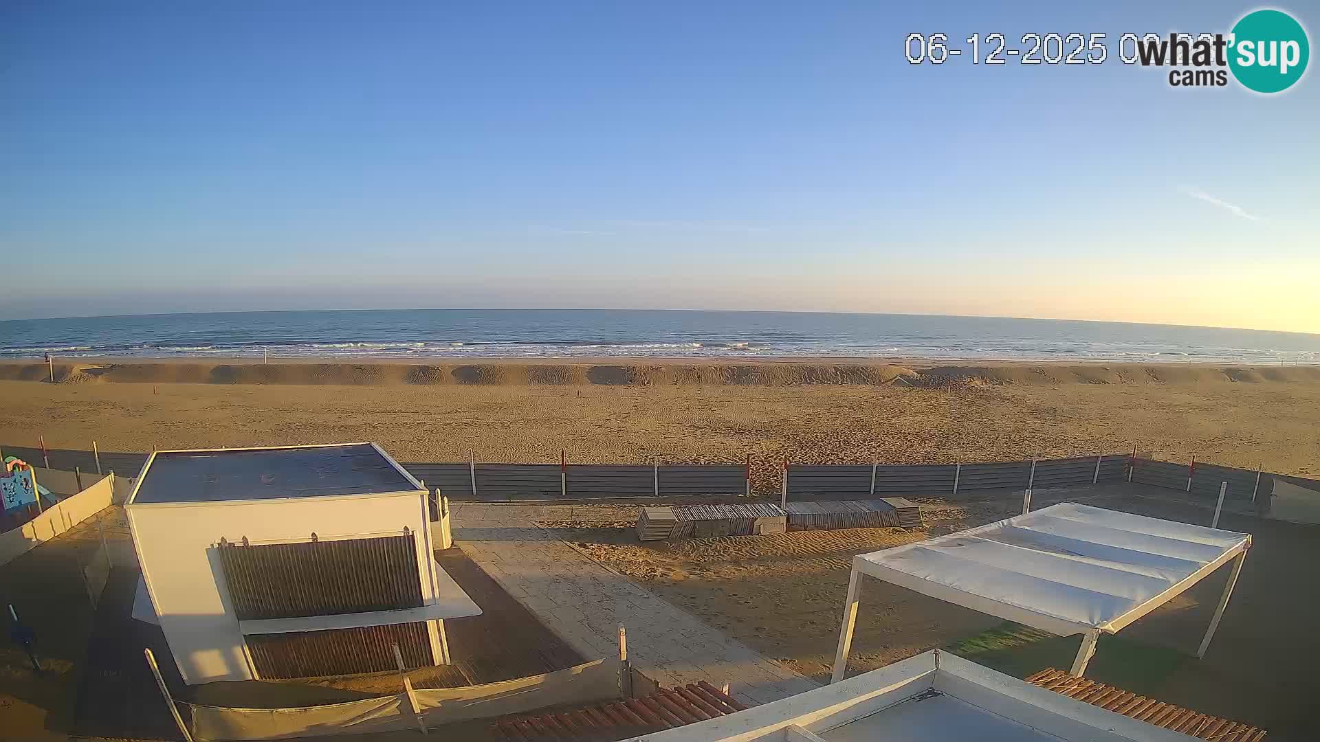 Webcam Riccione plage – Bagni Oreste spiaggia 115 – Italie