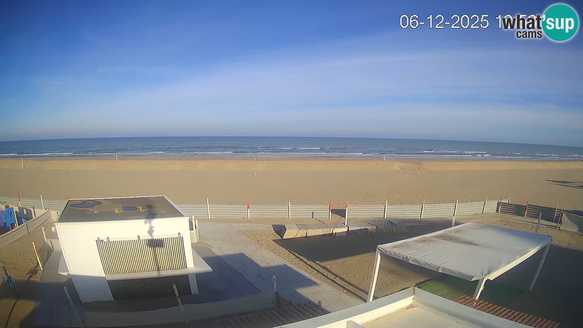 Live webcam Riccione beach – Bagni Oreste spiaggia 115
