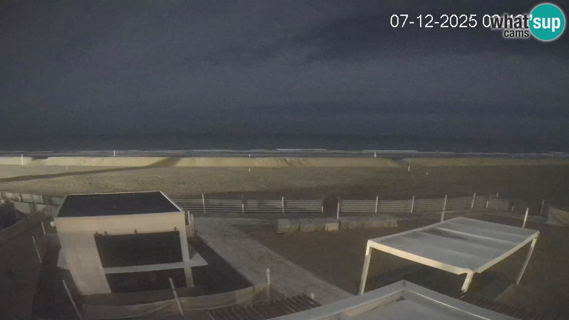Live webcam Riccione Strand – Bagni Oreste spiaggia 115 – Italien