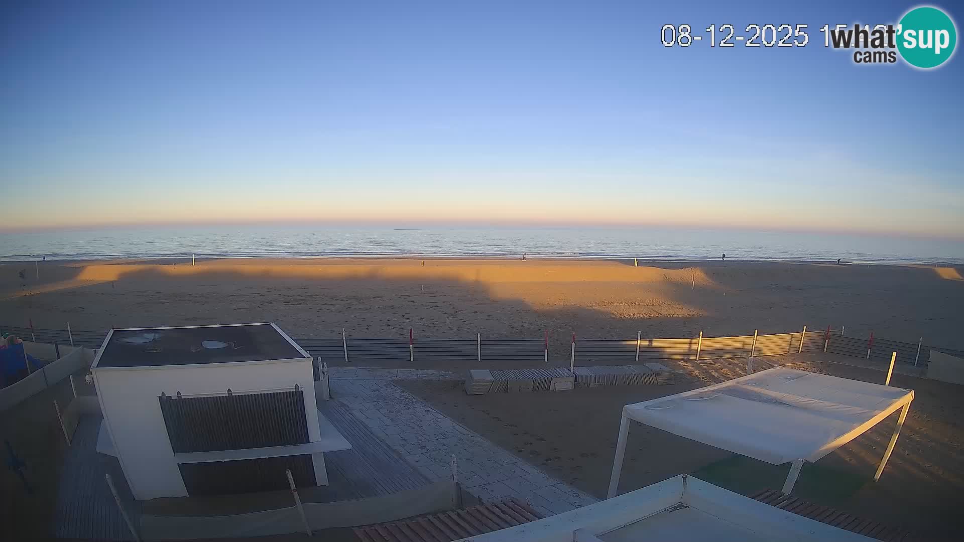 Spletna kamera plaža Riccione – Bagni Oreste spiaggia 115 – Italija