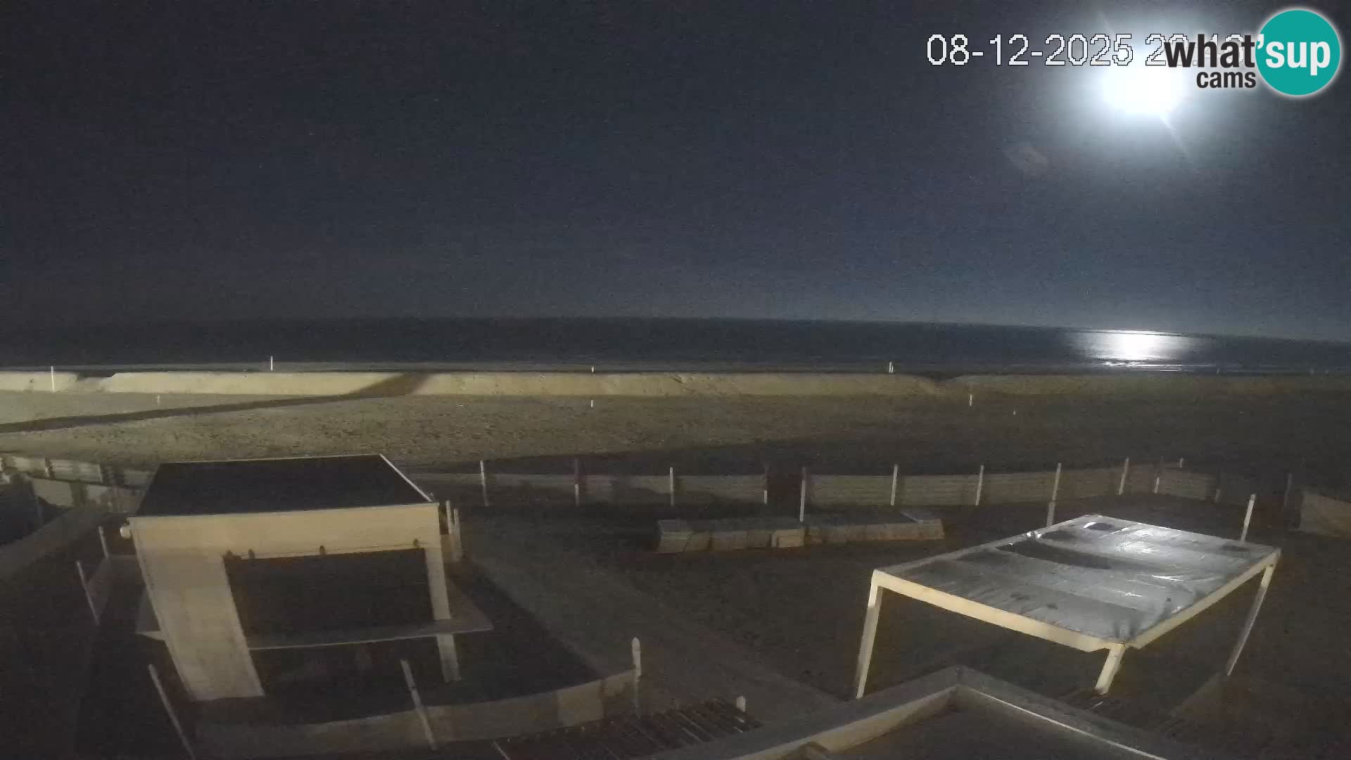 Live webcam Riccione Strand – Bagni Oreste spiaggia 115 – Italien