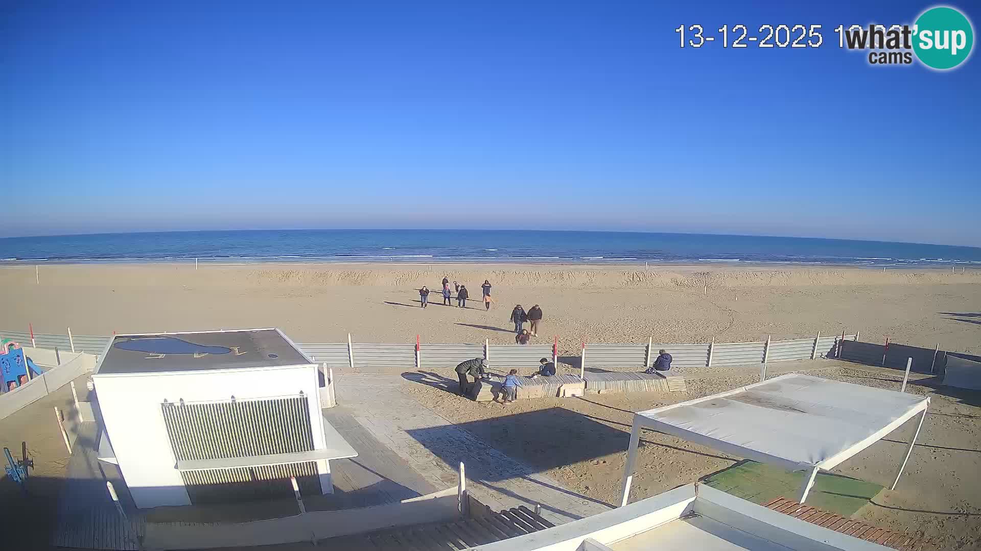 Webcam Riccione plage – Bagni Oreste spiaggia 115 – Italie