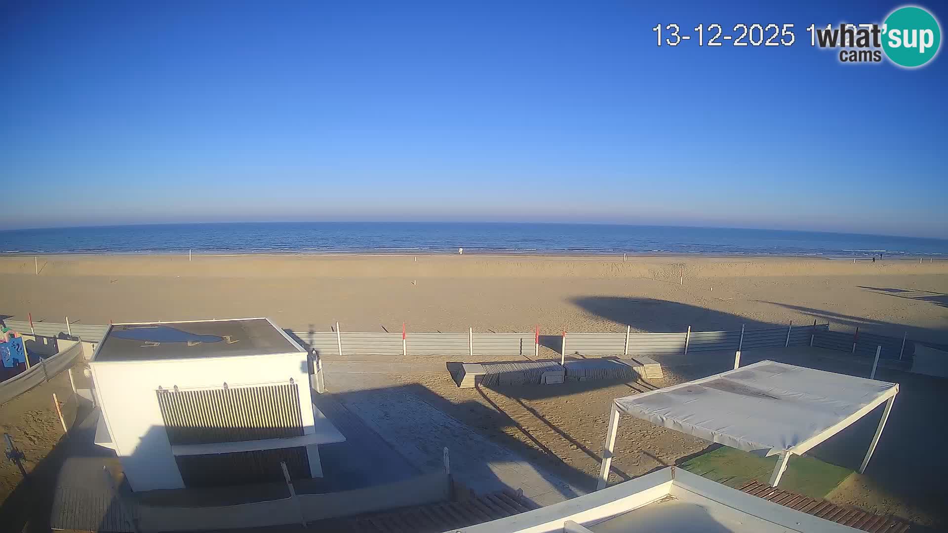 Spletna kamera plaža Riccione – Bagni Oreste spiaggia 115 – Italija