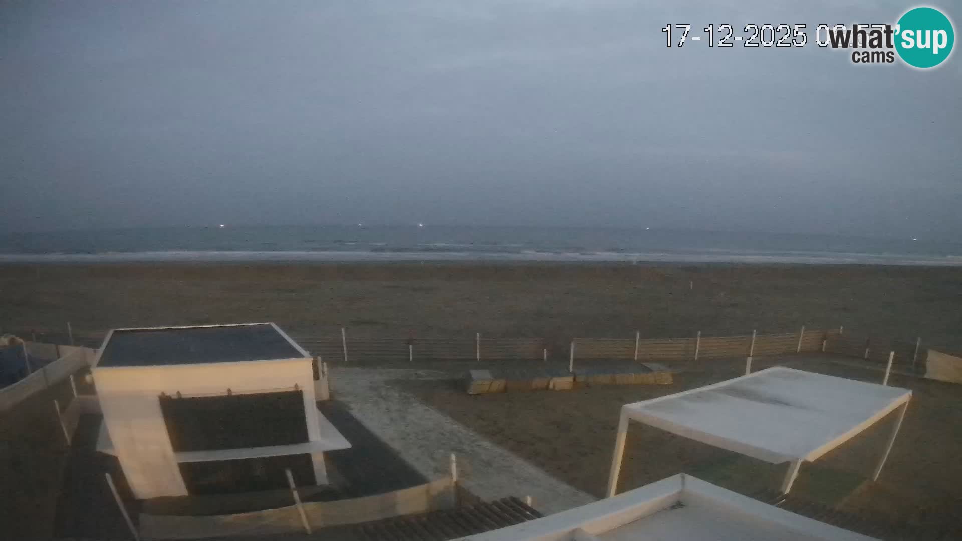 Live webcam Riccione Strand – Bagni Oreste spiaggia 115 – Italien