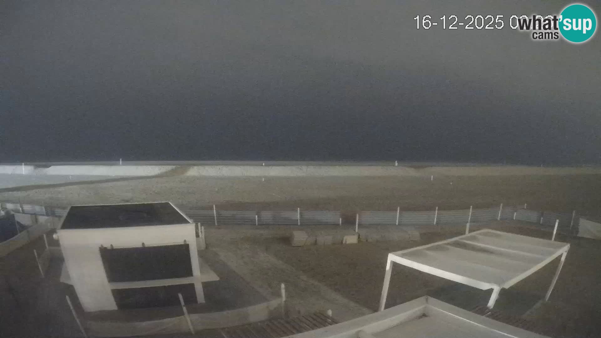 Live webcam Riccione Strand – Bagni Oreste spiaggia 115 – Italien