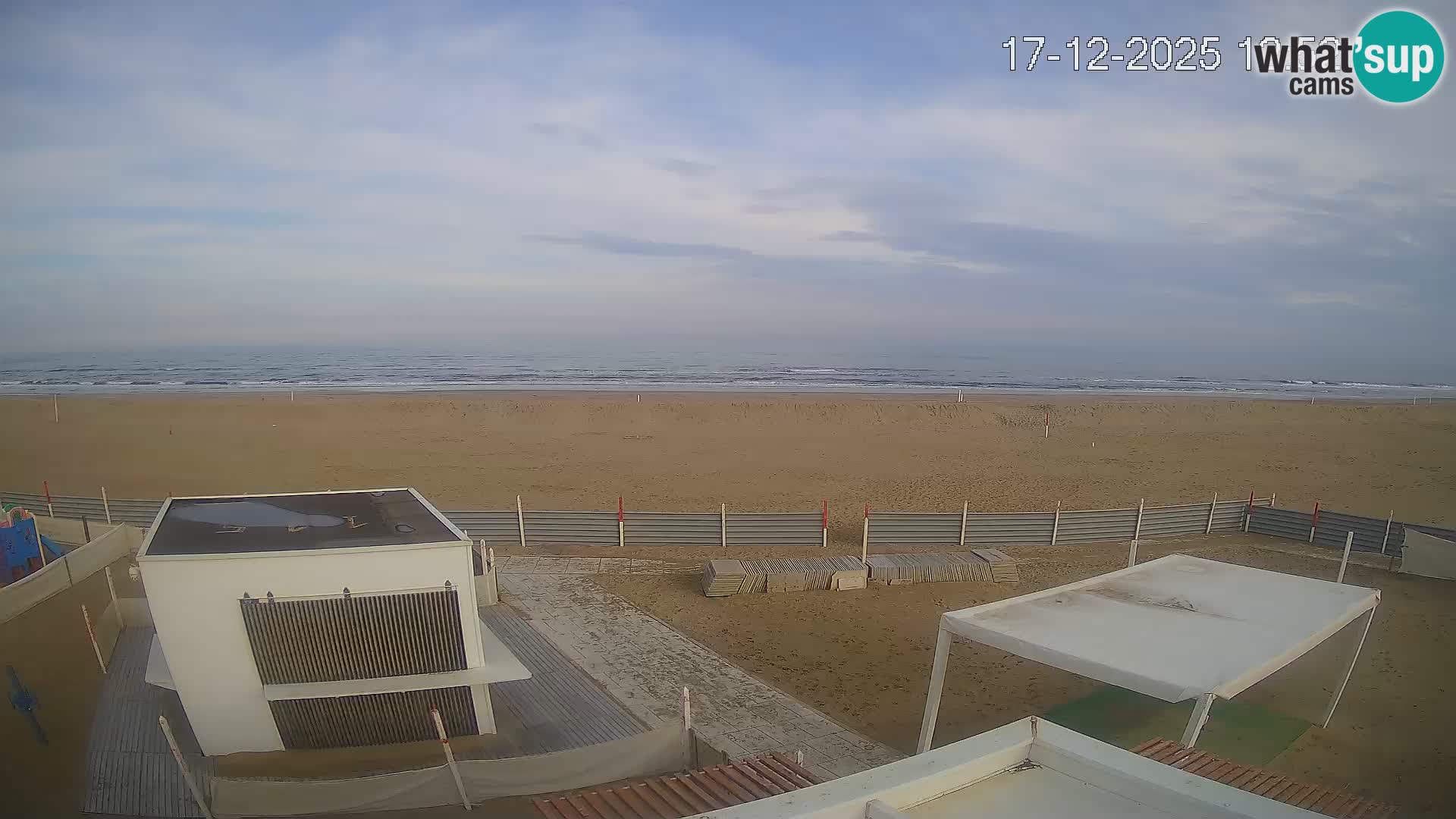 Live webcam Riccione Strand – Bagni Oreste spiaggia 115 – Italien