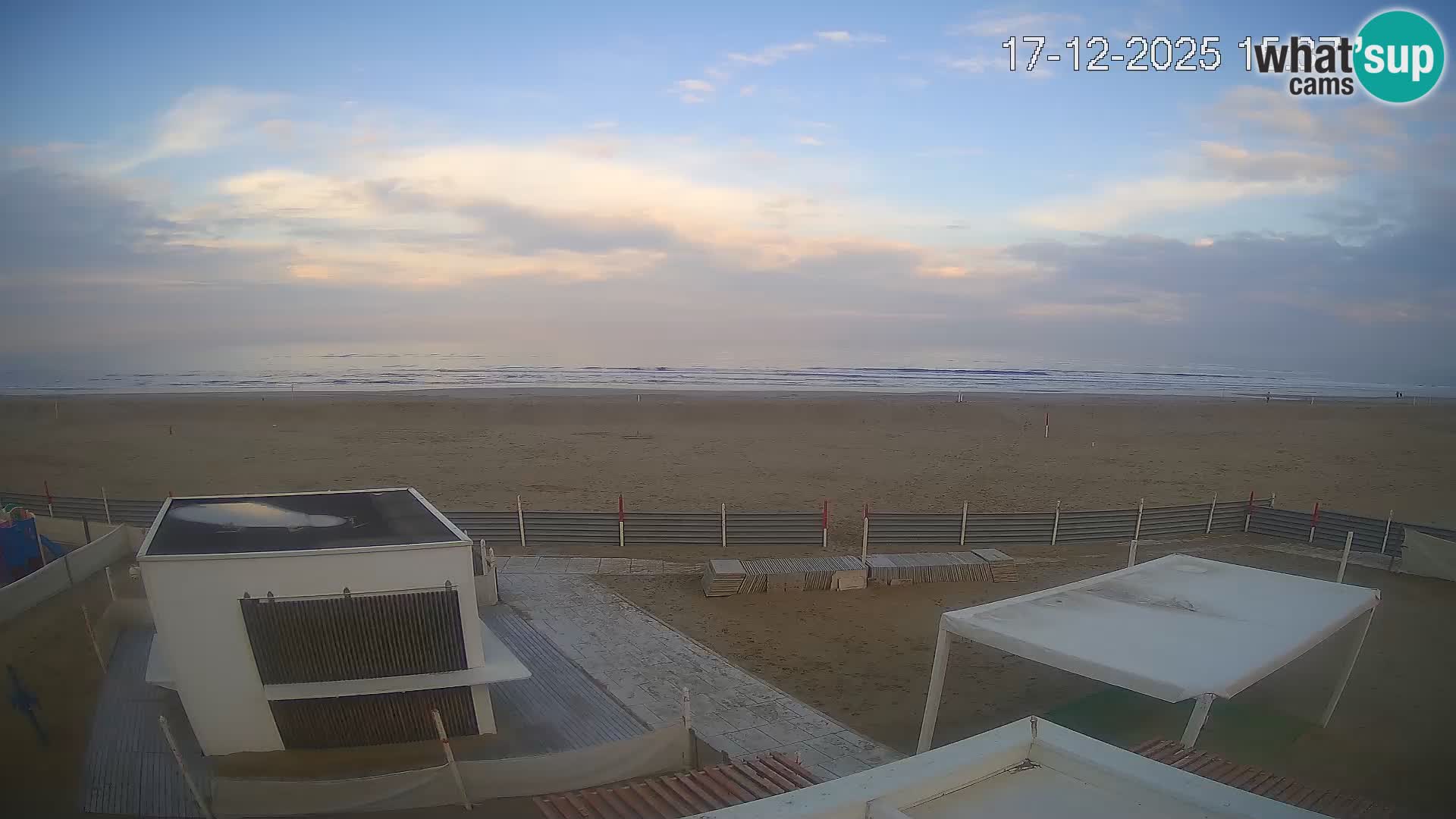 Live webcam Riccione Strand – Bagni Oreste spiaggia 115 – Italien