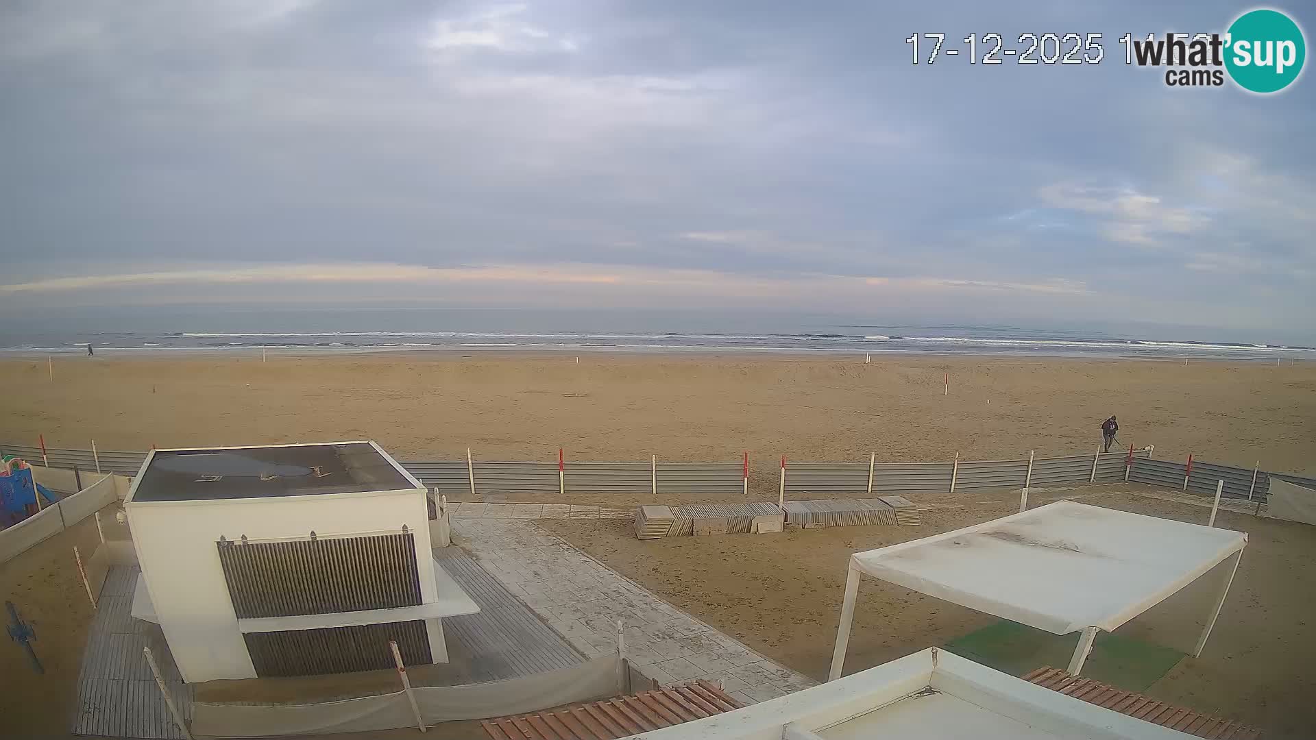 Live webcam Riccione Strand – Bagni Oreste spiaggia 115 – Italien