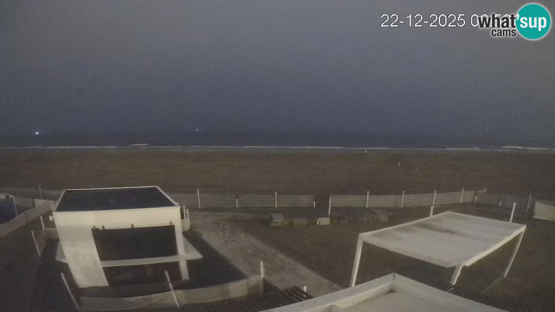 Live webcam Riccione Strand – Bagni Oreste spiaggia 115 – Italien