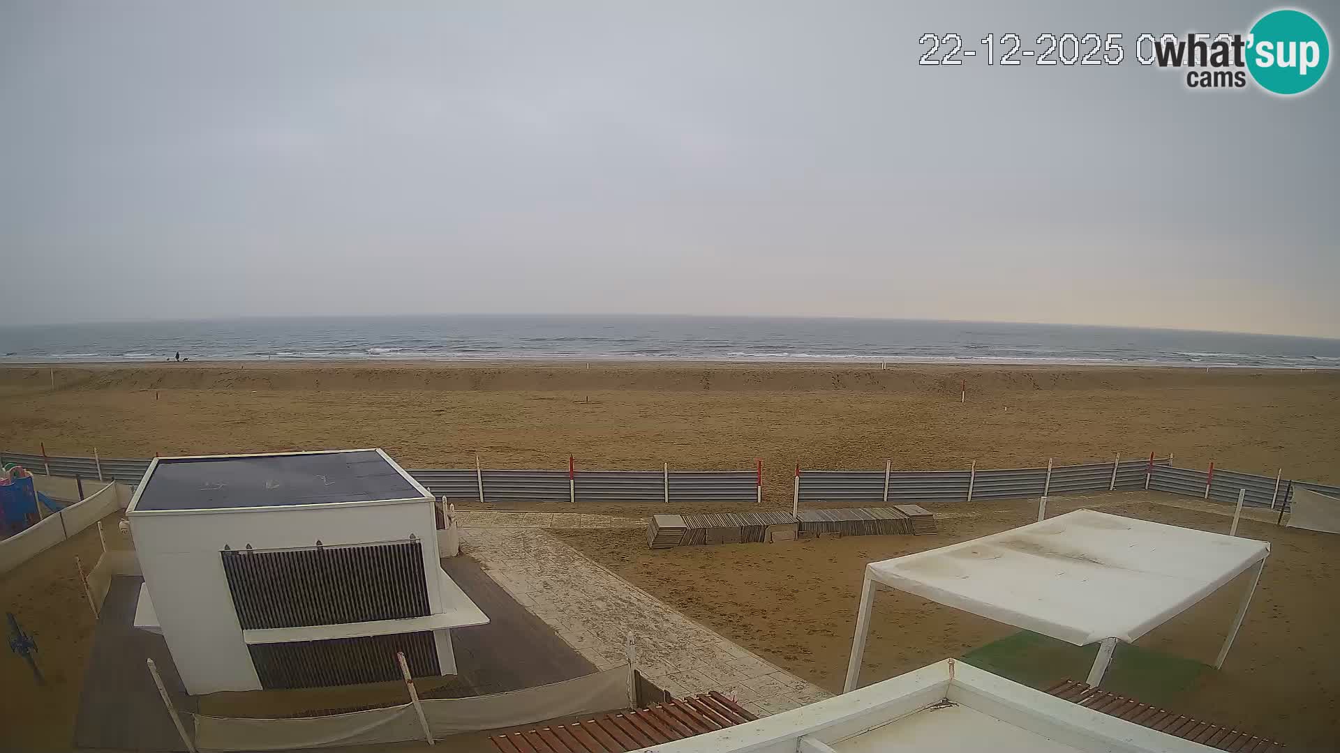 Live webcam Riccione Strand – Bagni Oreste spiaggia 115 – Italien