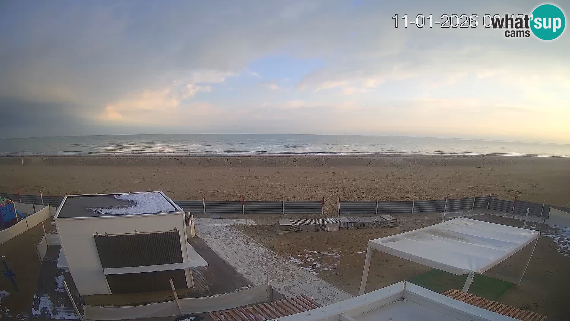 Spletna kamera plaža Riccione – Bagni Oreste spiaggia 115 – Italija