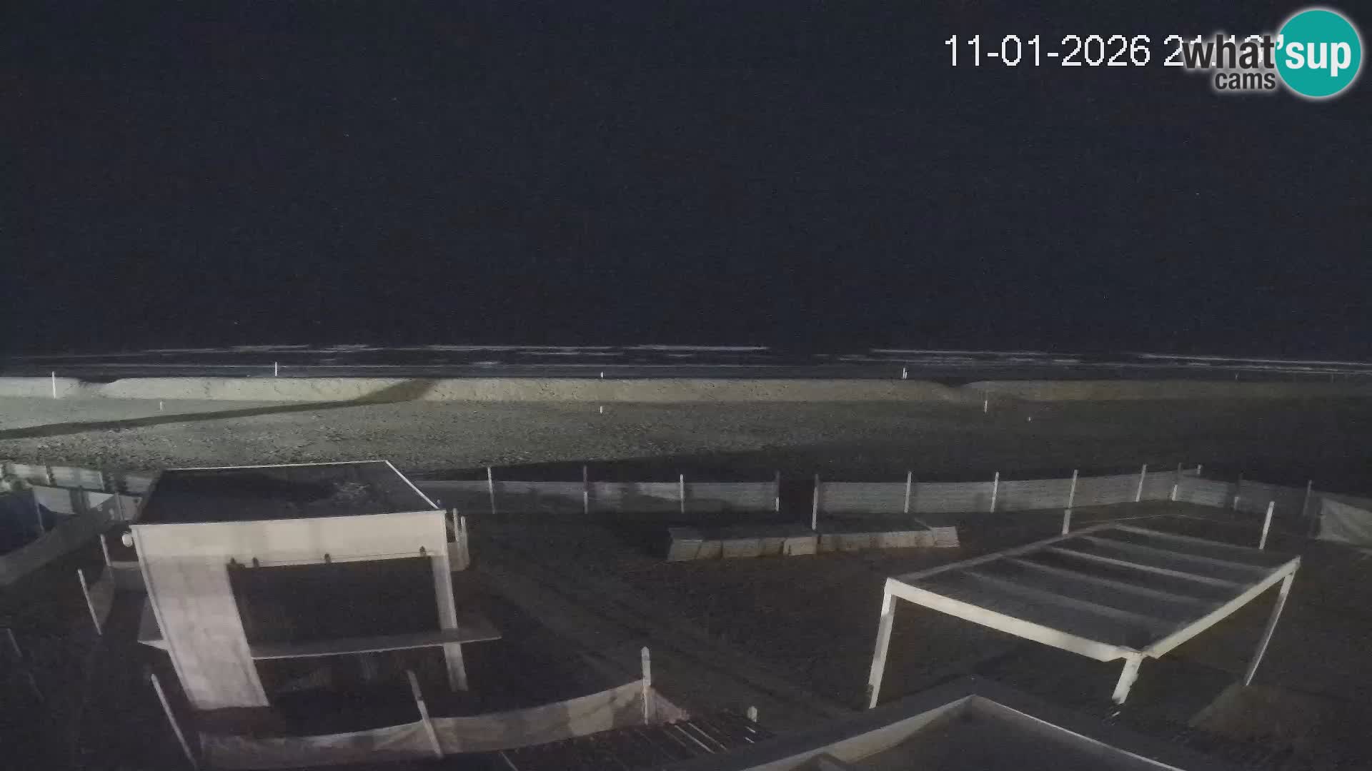 Live webcam Riccione Strand – Bagni Oreste spiaggia 115 – Italien