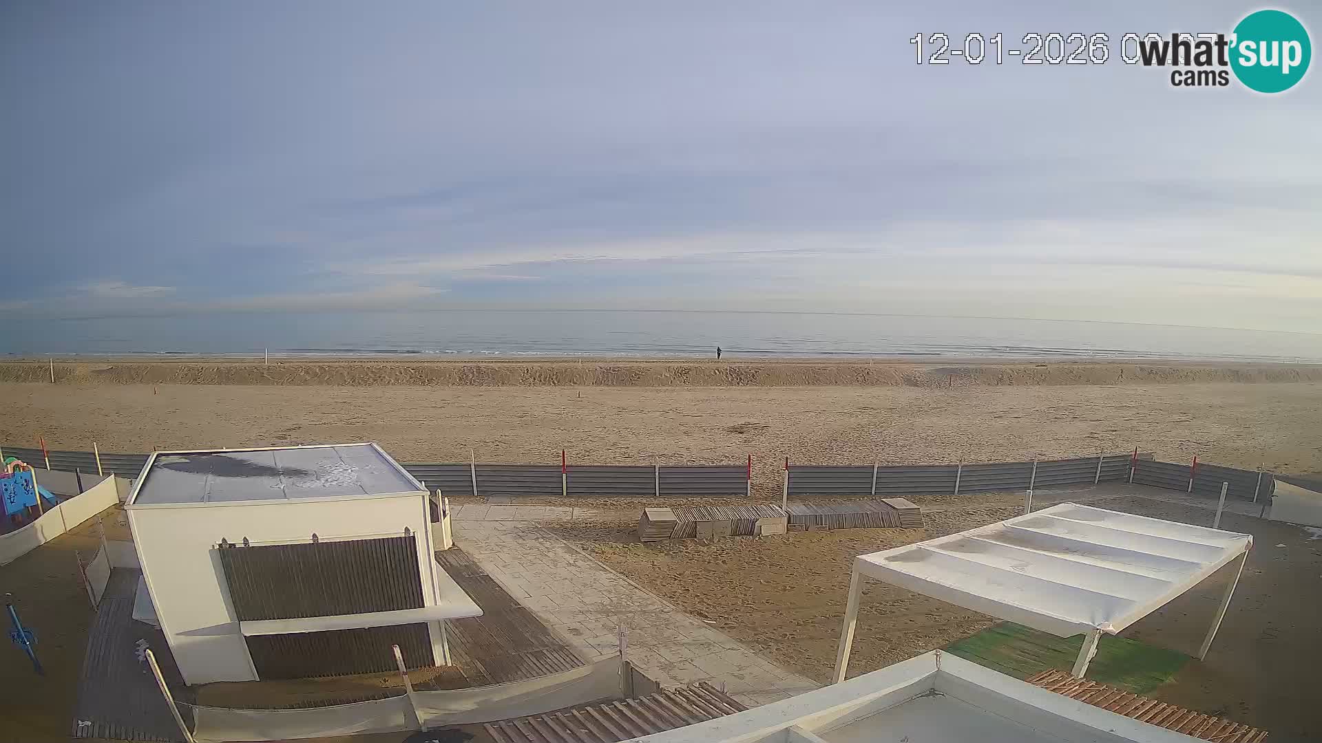 Live webcam Riccione Strand – Bagni Oreste spiaggia 115 – Italien