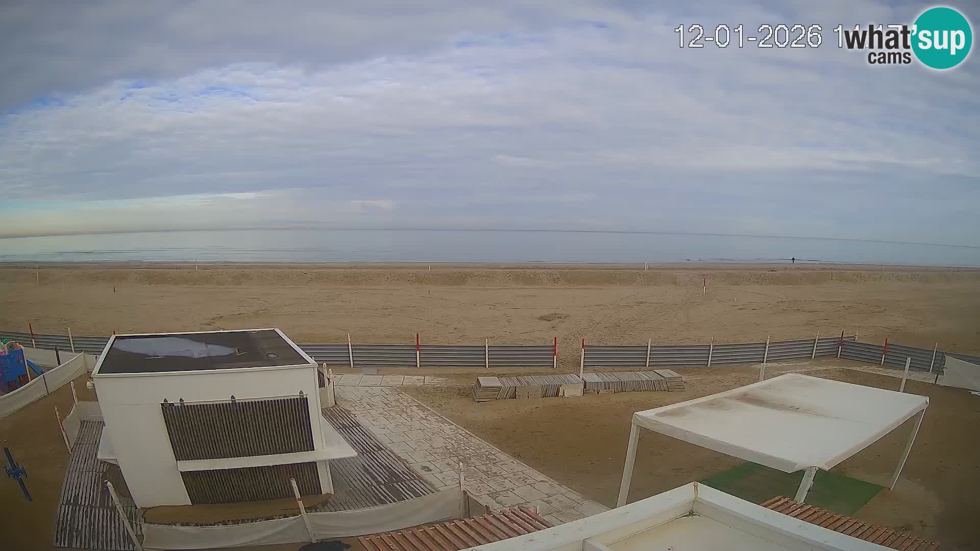 Live webcam Riccione Strand – Bagni Oreste spiaggia 115 – Italien