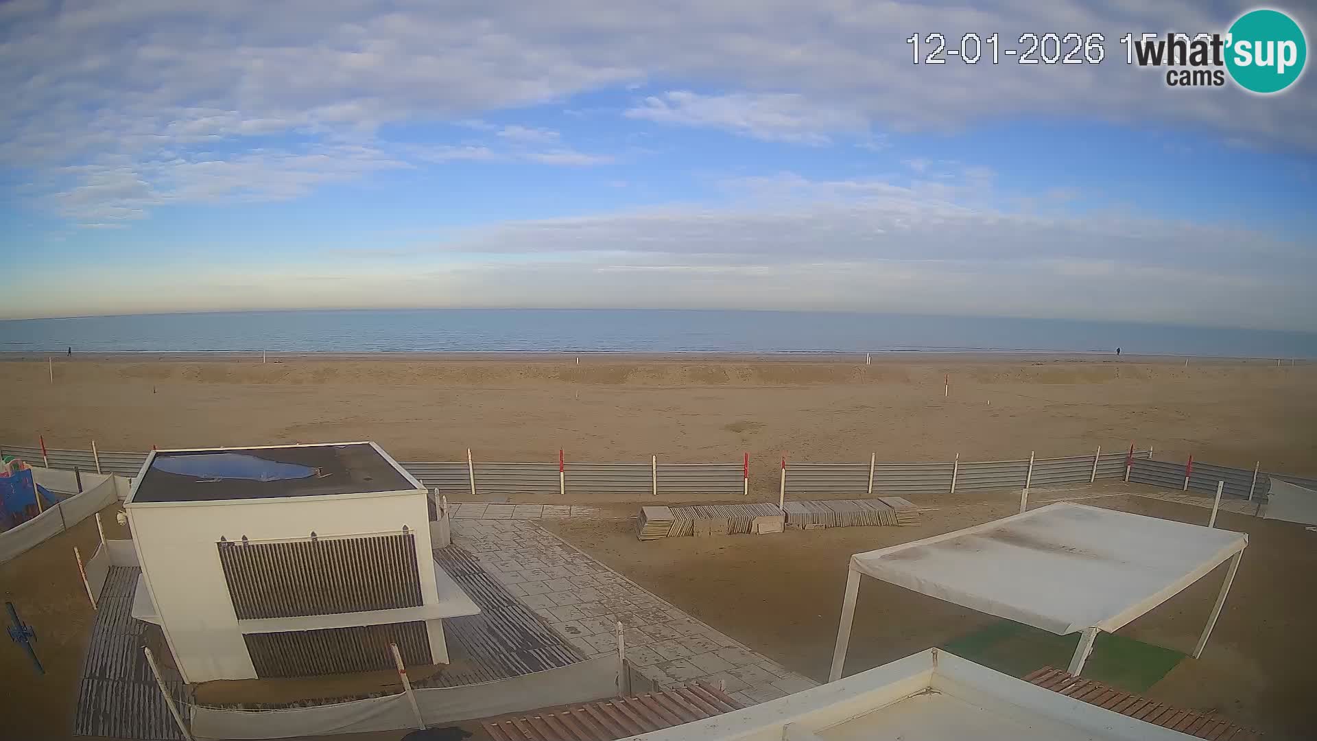 Web kamera plaža Riccione – Bagni Oreste spiaggia 115 – Italija