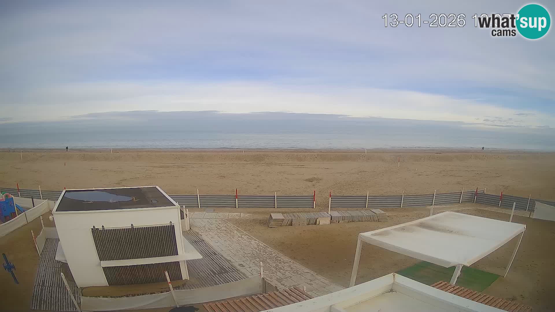 Webcam Riccione plage – Bagni Oreste spiaggia 115 – Italie