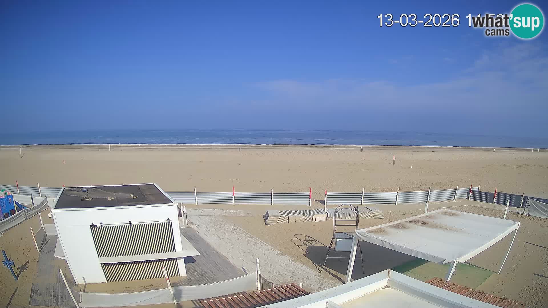 Live webcam Riccione – Bagni Oreste spiaggia 115