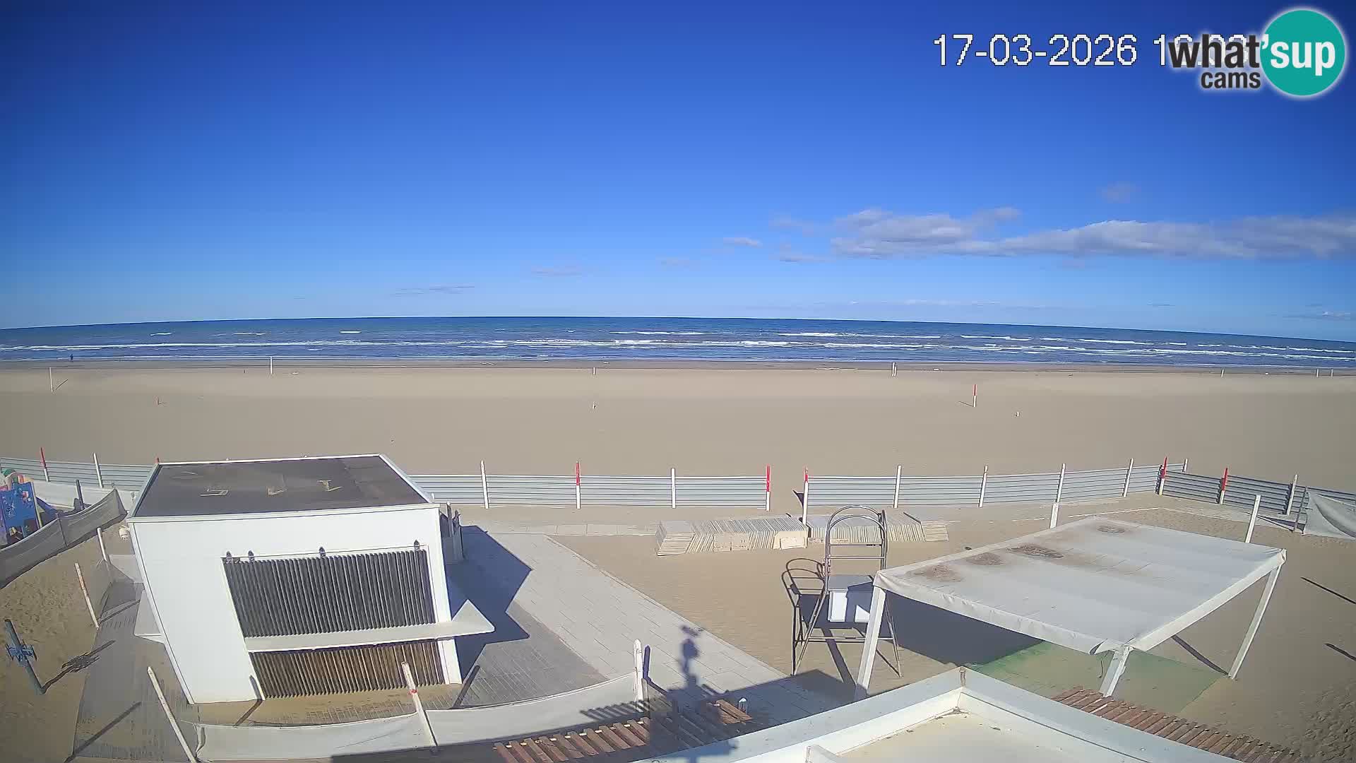 Live webcam Riccione beach – Bagni Oreste spiaggia 115
