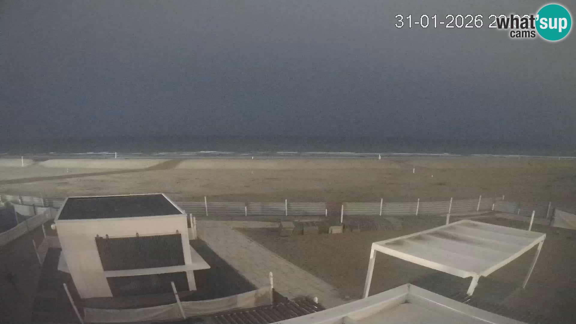 Webcam Riccione plage – Bagni Oreste spiaggia 115 – Italie