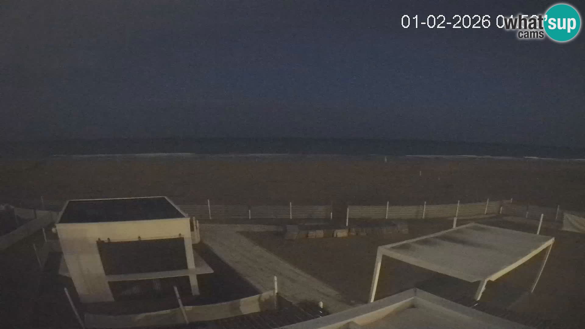 Webcam Riccione plage – Bagni Oreste spiaggia 115 – Italie