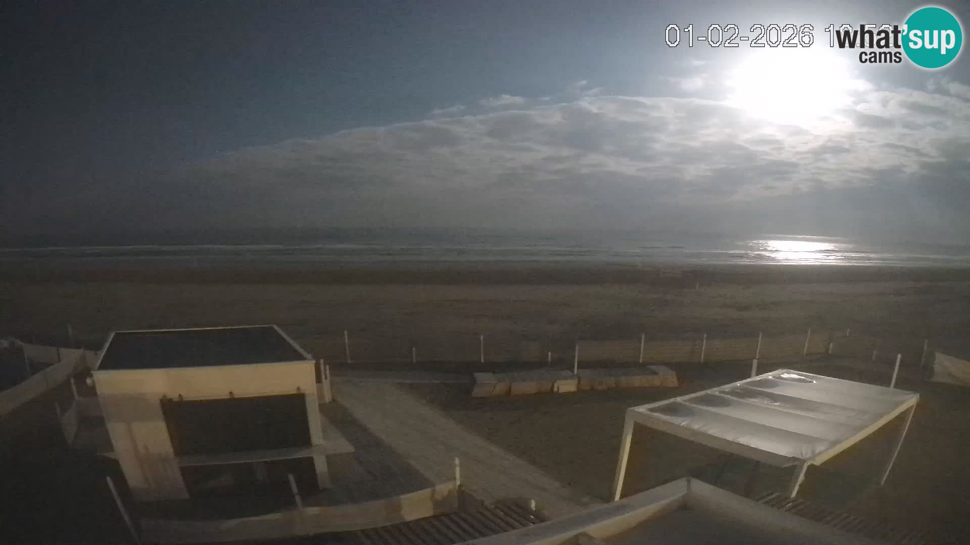 Webcam Riccione plage – Bagni Oreste spiaggia 115 – Italie