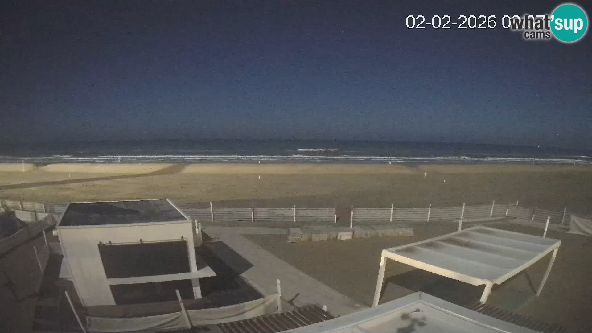 Live webcam Riccione – Bagni Oreste spiaggia 115