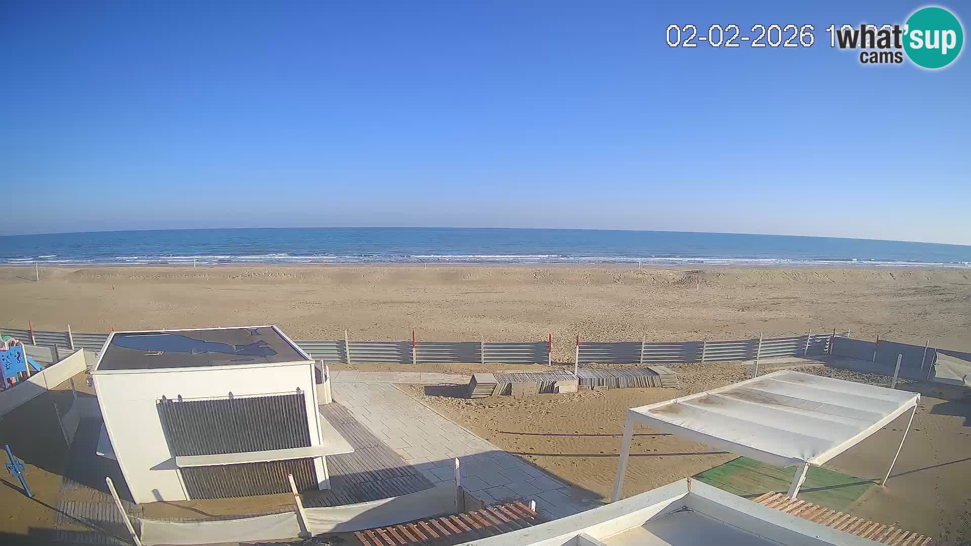 Live webcam Riccione – Bagni Oreste spiaggia 115