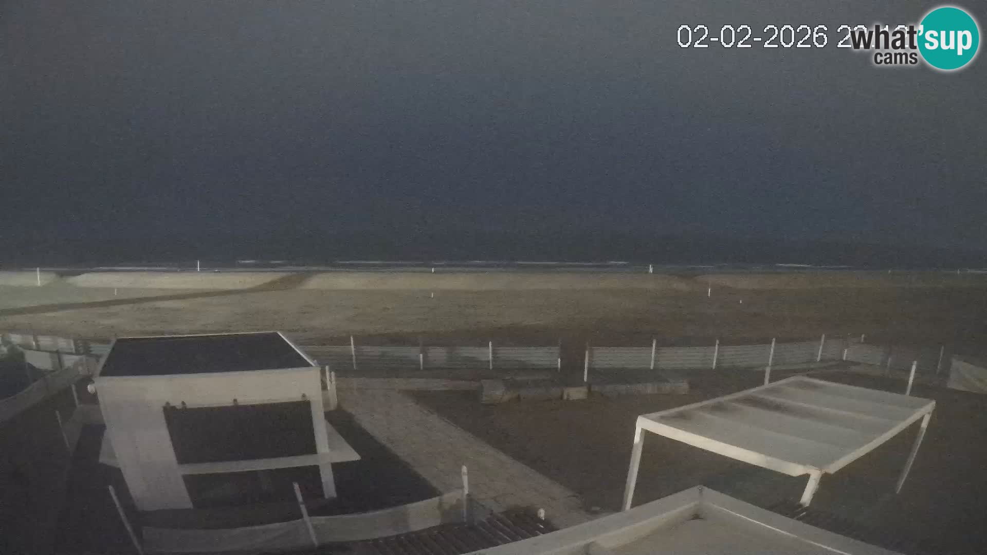 Live webcam Riccione Strand – Bagni Oreste spiaggia 115 – Italien