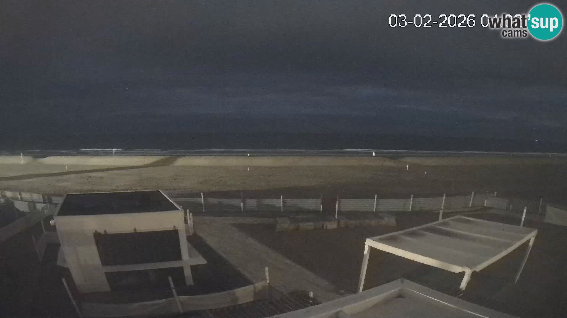 Live webcam Riccione Strand – Bagni Oreste spiaggia 115 – Italien
