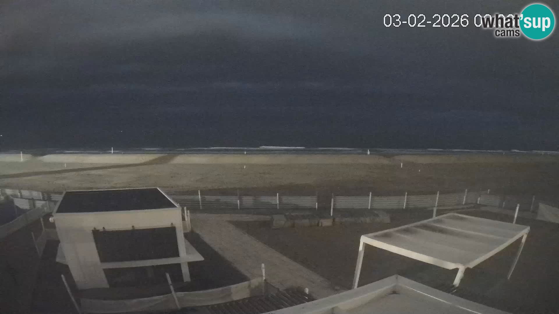 Spletna kamera plaža Riccione – Bagni Oreste spiaggia 115 – Italija