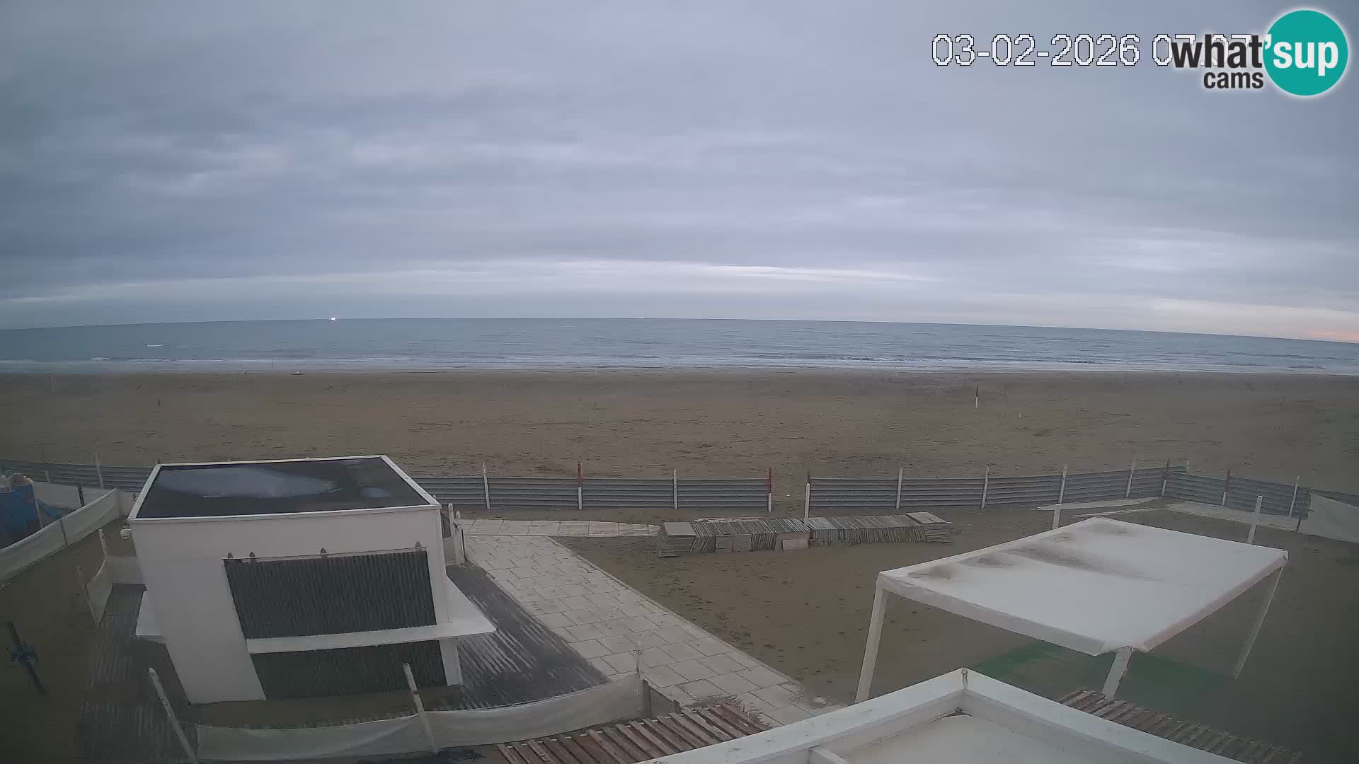 Live webcam Riccione – Bagni Oreste spiaggia 115