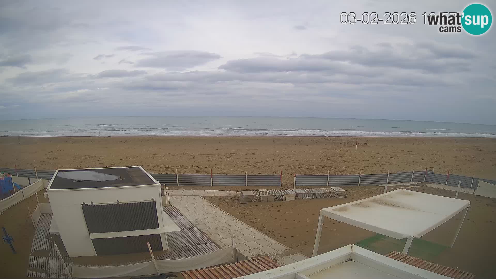 Webcam Riccione plage – Bagni Oreste spiaggia 115 – Italie
