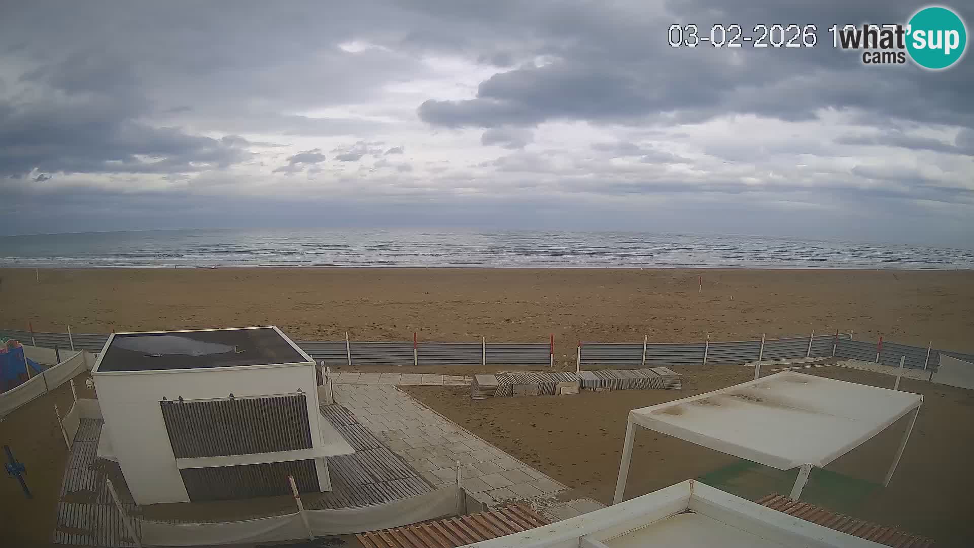 Spletna kamera plaža Riccione – Bagni Oreste spiaggia 115 – Italija